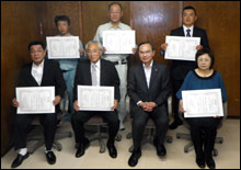 弘前市建設業クリエイトテクノ株式会社青森県県土整備部優良工事表彰記念写真